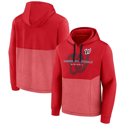 Sweat à capuche rouge Fanatics pour hommes des Nationals de Washington Call the Shots