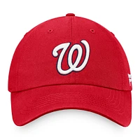 Men's Fanatics Red Washington Nationals Core Adjustable Hat