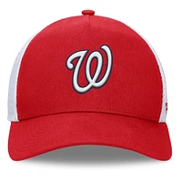 Men's Fanatics Red Washington Nationals Fundamental A-Frame Adjustable Hat