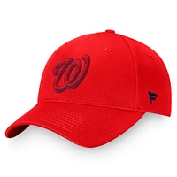 Men's Fanatics Red Washington Nationals Fundamental Shadow Snapback Hat