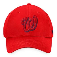 Casquette Snapback Fundamental Shadow Fanatics rouge Washington Nationals pour hommes