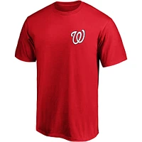 Men's Fanatics Red Washington Nationals Number One Dad Team T-Shirt