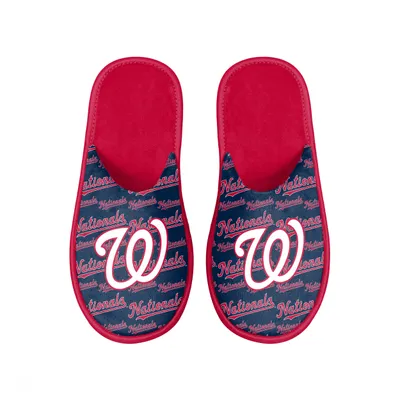 Washington Nationals FOCO Scuff Logo Slide Slippers