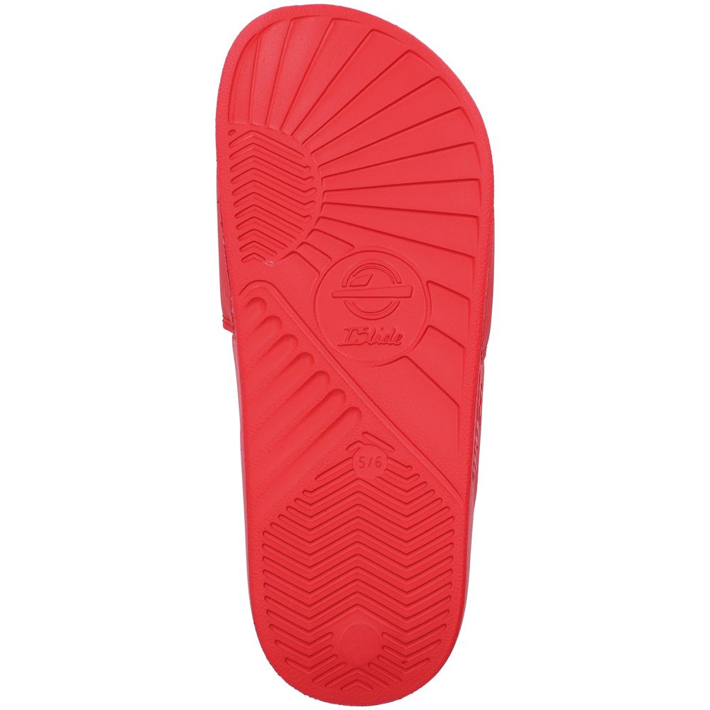 Men's ISlide Red Washington Nationals Primary Motto Slide Sandals