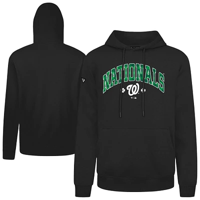 Men's Levelwear Washington Nationals St. Patrick's Day Podium Plaid Pullover Hoodie