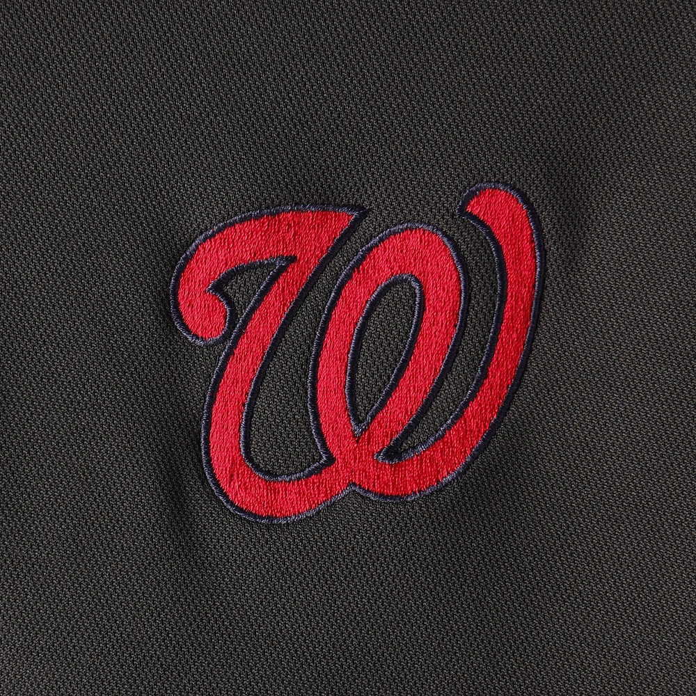 Polo Levelwear Washington Nationals Omaha 2-Hit anthracite pour homme