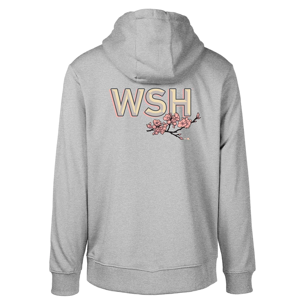 Men's Levelwear Gray Washington Nationals City Connect Podium Core 2.0 Pullover Hoodie