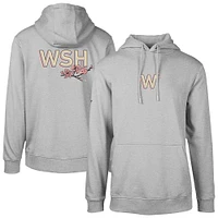 Men's Levelwear Gray Washington Nationals City Connect Podium Core 2.0 Pullover Hoodie