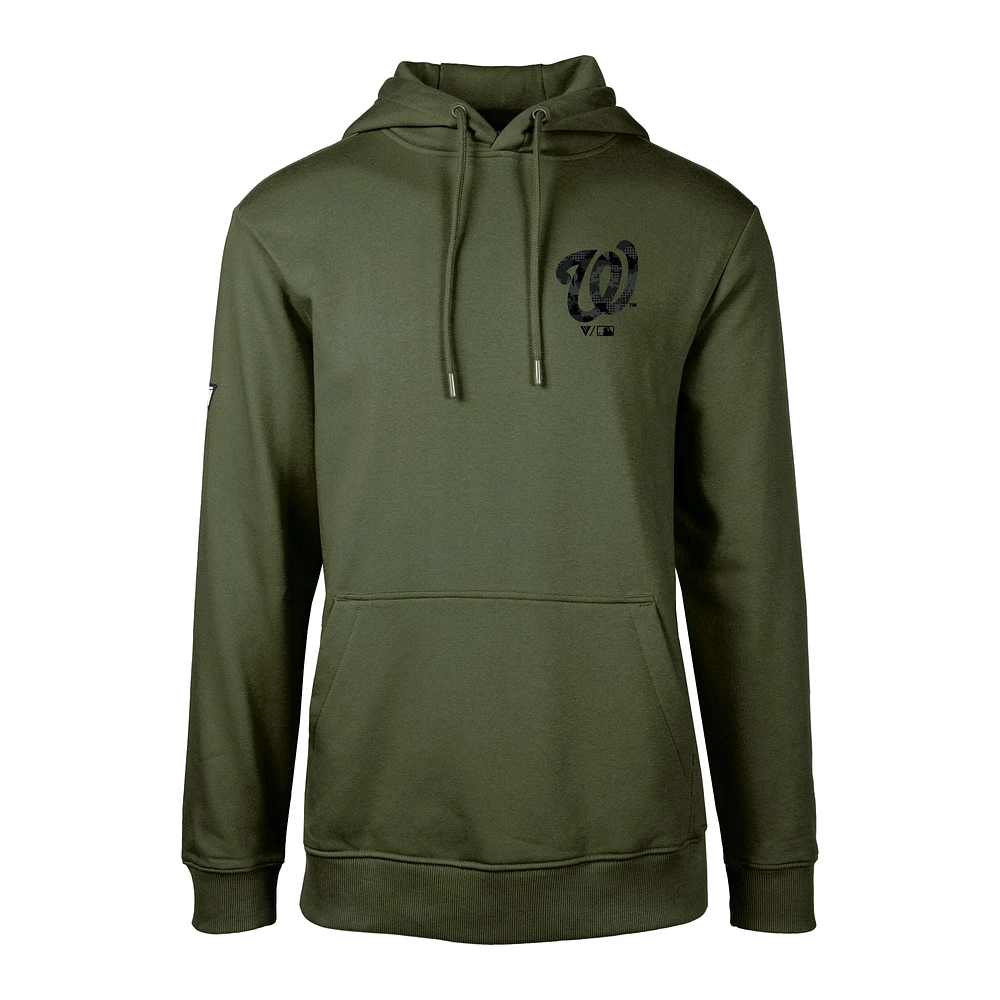 Men's Levelwear Washington Nationals Podium Digital Camo Pullover Hoodie