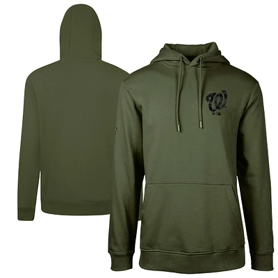 Men's Levelwear Washington Nationals Podium Digital Camo Pullover Hoodie
