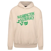 Men's Levelwear  Khaki Washington Nationals St. Patrick's Day Pullover Hoodie
