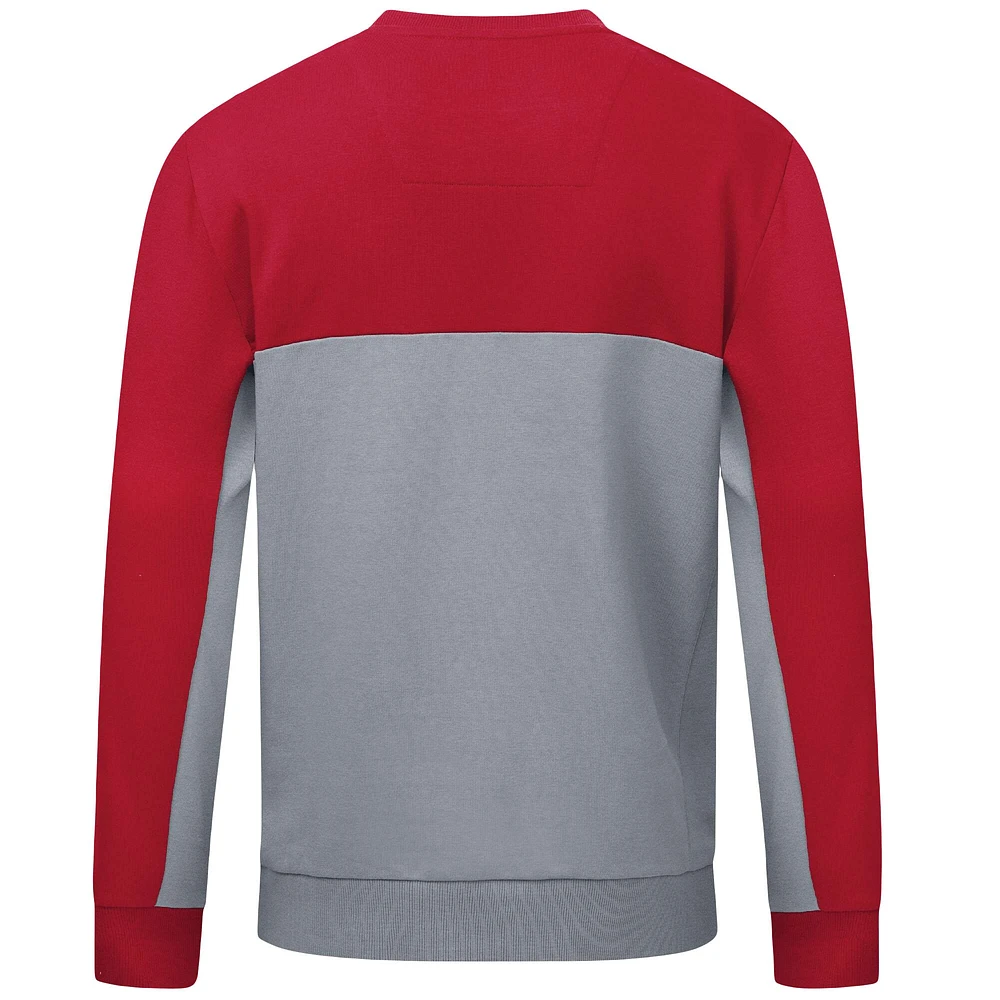 Men's Levelwear Red/Gray Washington Nationals Legacy Rafters Pullover Sweatshirt