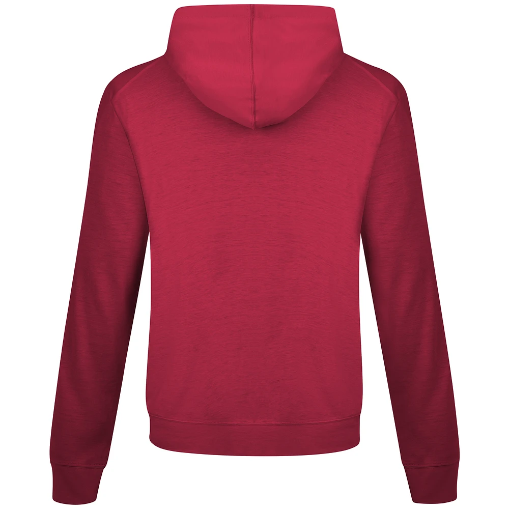 Men's Levelwear Red Washington Nationals Accolade Relay Mission Pullover Hoodie