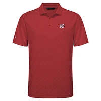 Men's Levelwear Red Washington Nationals Detect Insignia 2.0 Polo