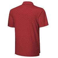 Men's Levelwear Red Washington Nationals Detect Insignia 2.0 Polo