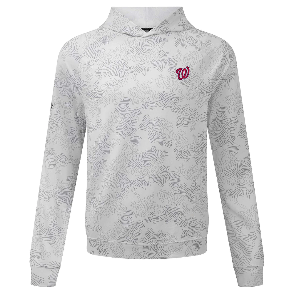 Men's Levelwear White Washington Nationals Blender Insignia 2.0 Hoodie