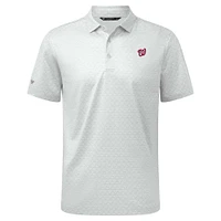 Men's Levelwear White Washington Nationals System Insignia 2.0 Polo