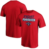 T-shirt Majestic Red Washington Nationals 2019 World Series Champions Slogan pour homme