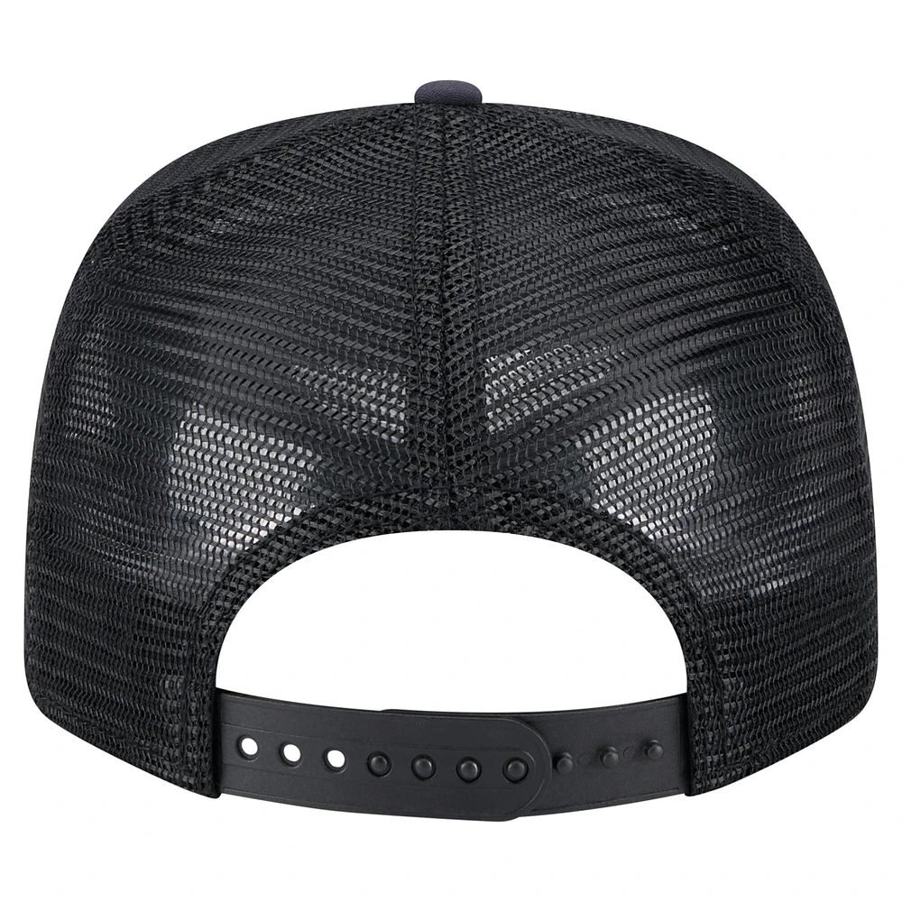 Casquette extensible à bouton-pression New Era noire pour homme
