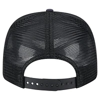Casquette extensible à bouton-pression New Era noire pour homme
