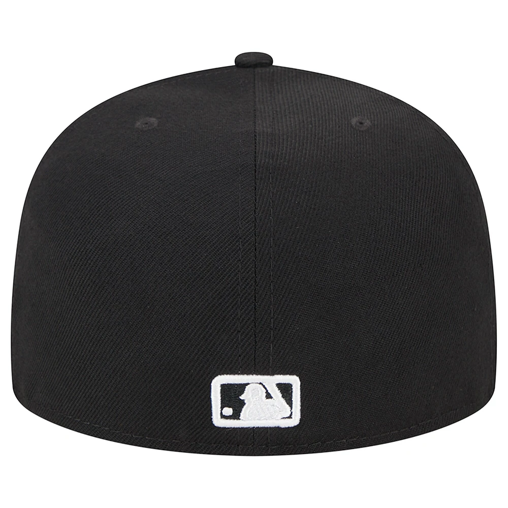 Men's New Era Black Washington Nationals Jersey 59FIFTY Fitted Hat