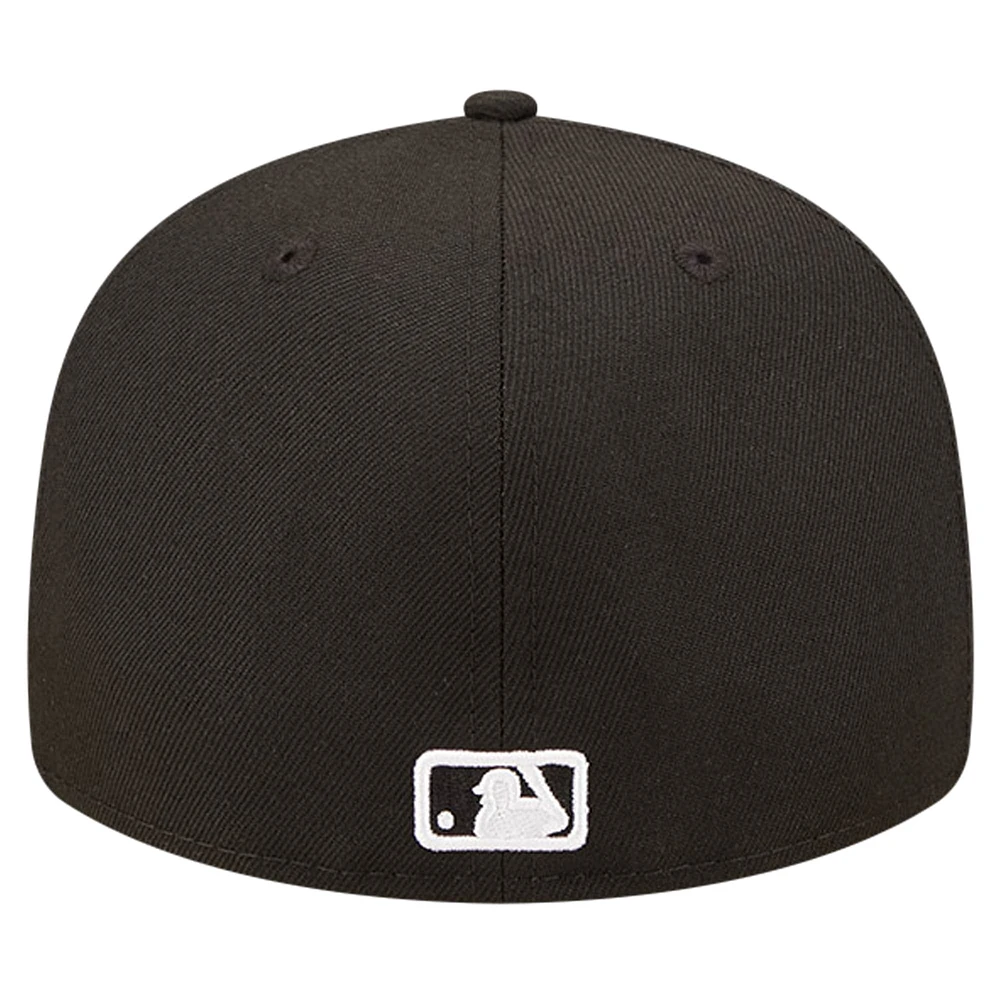Men's New Era Black Washington Nationals Low Profile 59FIFTY Fitted Hat