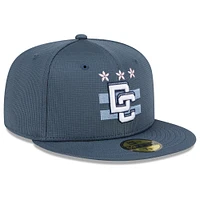 Men's New Era Blue Washington Nationals 2025 City Connect Batting Practice 59FIFTY Fitted Hat