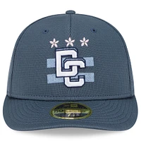 Casquette d'entraînement au bâton basse 59FIFTY bleue New Era pour homme, Washington Nationals 2025 City Connect
