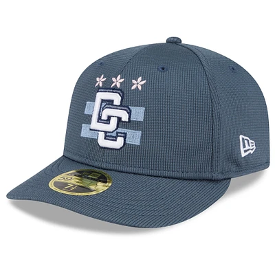 Casquette d'entraînement au bâton basse 59FIFTY bleue New Era pour homme, Washington Nationals 2025 City Connect