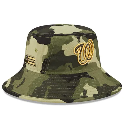 Detroit Tigers New Era MLB Armed Forces Day Bucket Hat - Camo
