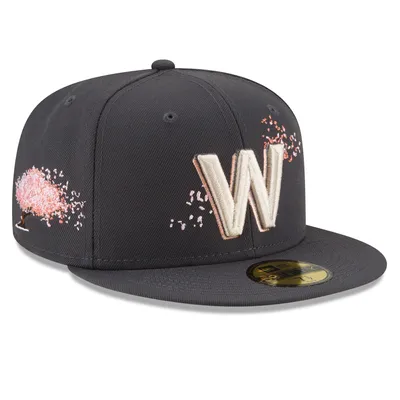 Casquette ajustée New Era Graphite Washington Nationals 2022 City Connect 59FIFTY pour homme