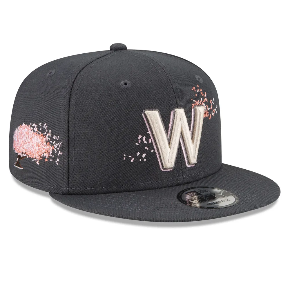 Men's New Era Graphite Washington Nationals 2022 City Connect 9FIFTY Snapback Adjustable Hat