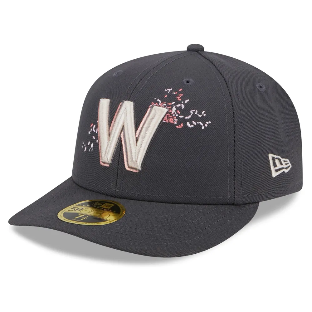 Casquette ajustée 59FIFTY Graphite Washington Nationals 2022 City Connect Low Profile New Era pour homme