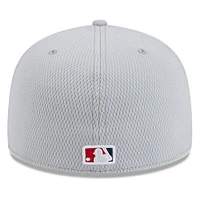 Men's New Era Gray Washington Nationals 2025 MLB Clubhouse 59FIFTY Fitted Hat