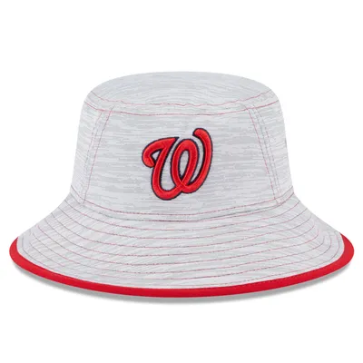 Washington Nationals New Era Game Bucket Hat - Gray