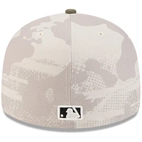 Casquette ajustée 59FIFTY pour homme, beige clair/olive, Washington Nationals 2025, Armed Forces Day