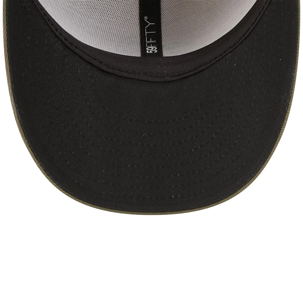 Casquette ajustée 59FIFTY pour homme, beige clair/olive, Washington Nationals 2025, Armed Forces Day