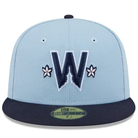 Men's New Era Light Blue/Navy Washington Nationals 2025 City Connect 59FIFTY Fitted Hat
