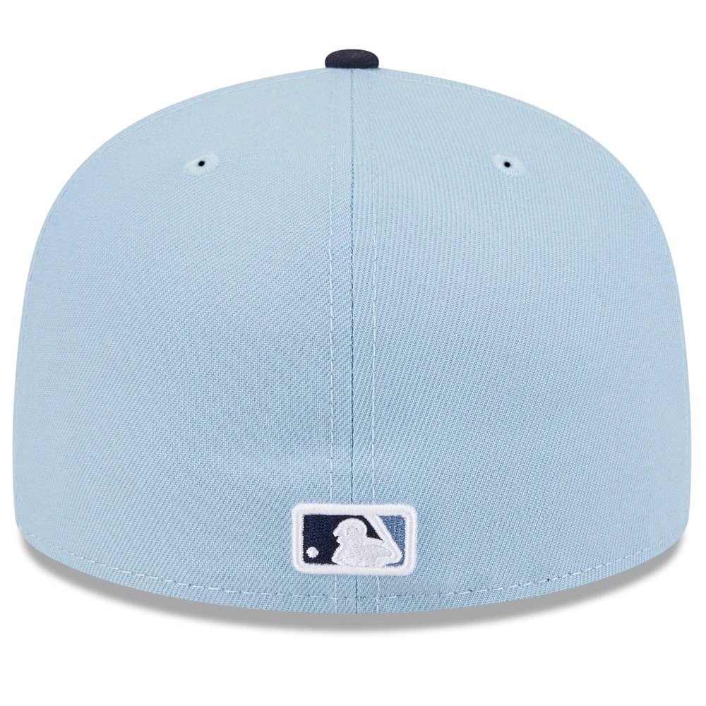 Men's New Era Light Blue/Navy Washington Nationals 2025 City Connect 59FIFTY Fitted Hat