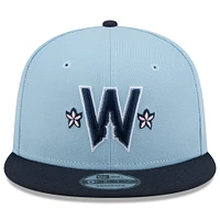 Men's New Era Light Blue/Navy Washington Nationals 2025 City Connect 9FIFTY Snapback Hat