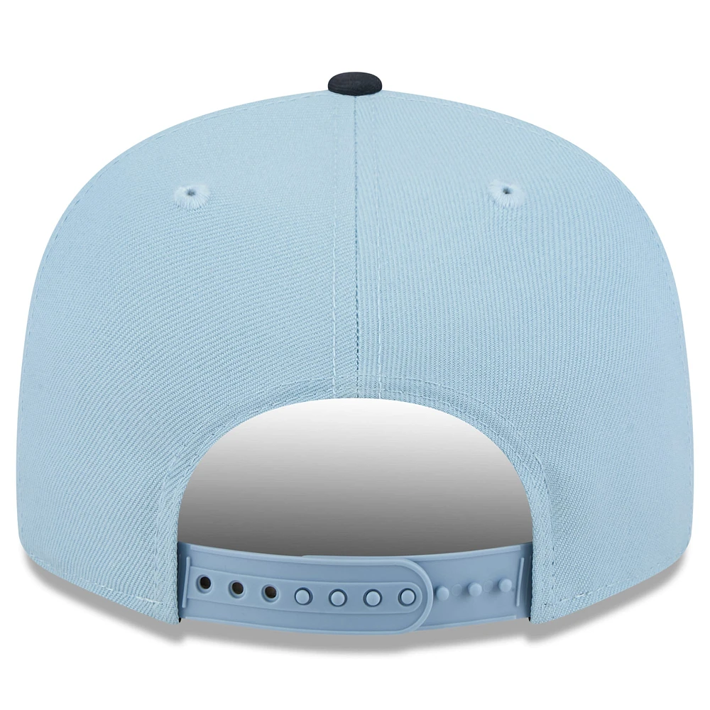 Men's New Era Light Blue/Navy Washington Nationals 2025 City Connect 9FIFTY Snapback Hat
