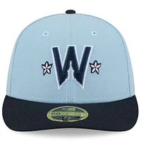 Casquette ajustée 59FIFTY City Connect 2025 bleu clair/bleu marine pour homme New Era des Washington Nationals