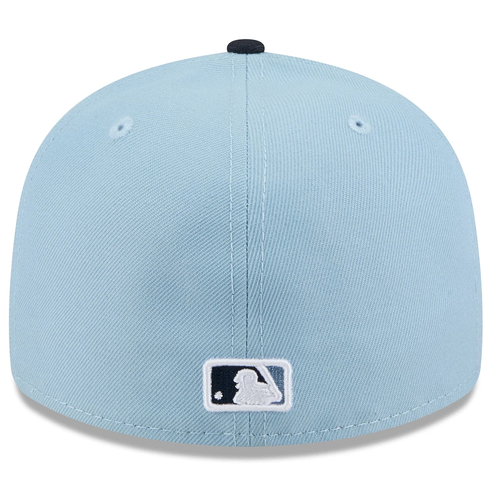 Casquette ajustée 59FIFTY City Connect 2025 bleu clair/bleu marine pour homme New Era des Washington Nationals