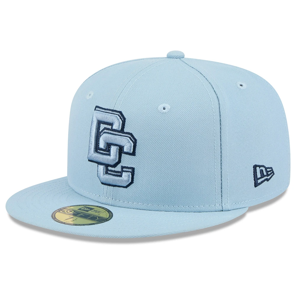 Casquette ajustée 59FIFTY bleu clair New Era pour homme, pack fan City Connect 2025 des Washington Nationals