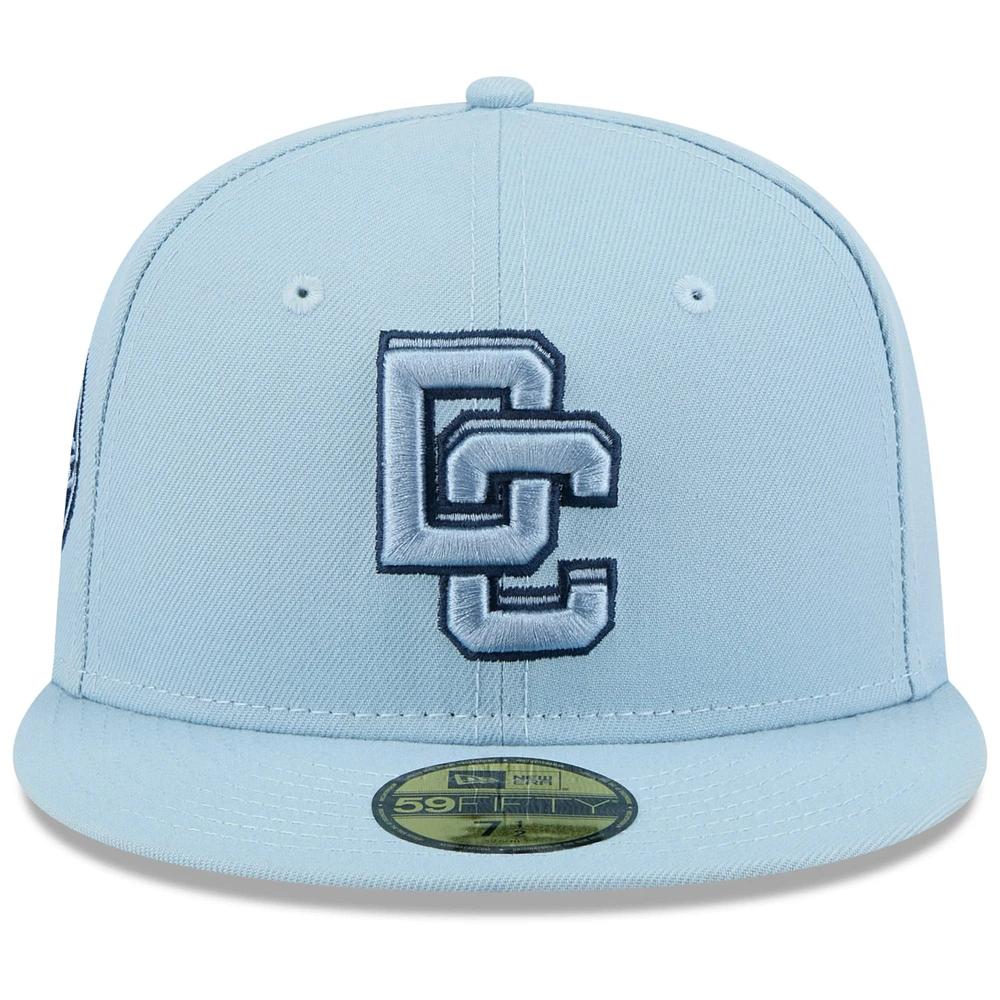 Casquette ajustée 59FIFTY bleu clair New Era pour homme, pack fan City Connect 2025 des Washington Nationals