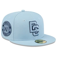 Casquette ajustée 59FIFTY bleu clair New Era pour homme, pack fan City Connect 2025 des Washington Nationals