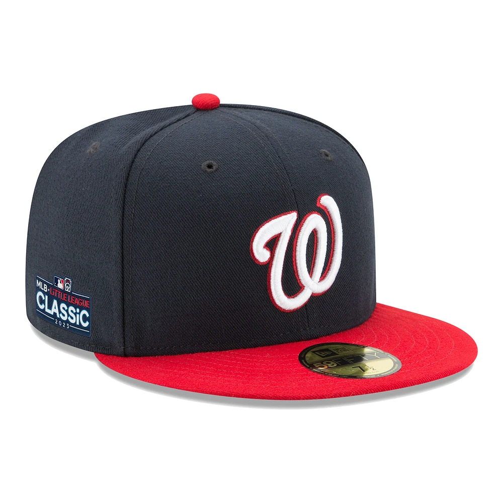 Men's New Era Navy Washington Nationals 2023 Little League Classic 59FIFTY Fitted Hat