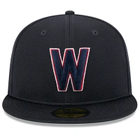 Men's New Era  Navy Washington Nationals 2025 Spring Training 59FIFTY Fitted Hat