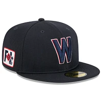 Men's New Era  Navy Washington Nationals 2025 Spring Training 59FIFTY Fitted Hat