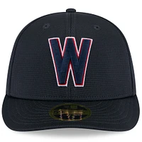Casquette ajustée à profil bas 59FIFTY pour homme, bleu marine, Washington Nationals 2025 Spring Training